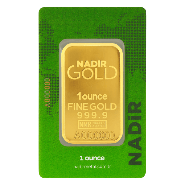 Nadir Gold 1g Gold Bar (999.9)