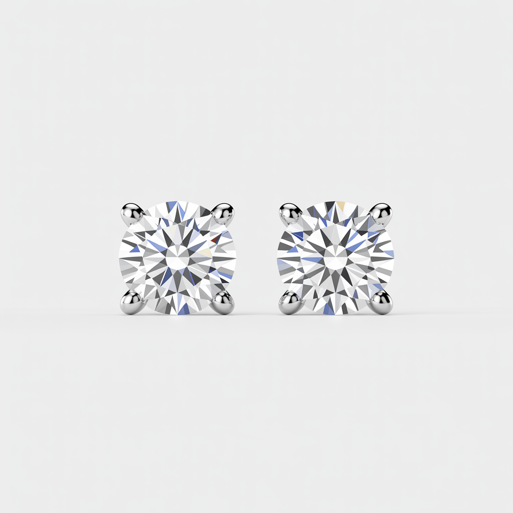 Diamond Stud Earrings