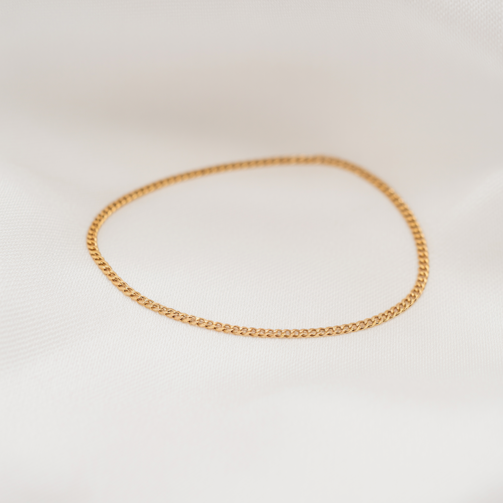 21K Gold Anklet · 9.26g · №00013